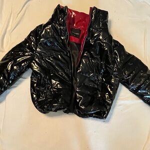 Black puffer jacket